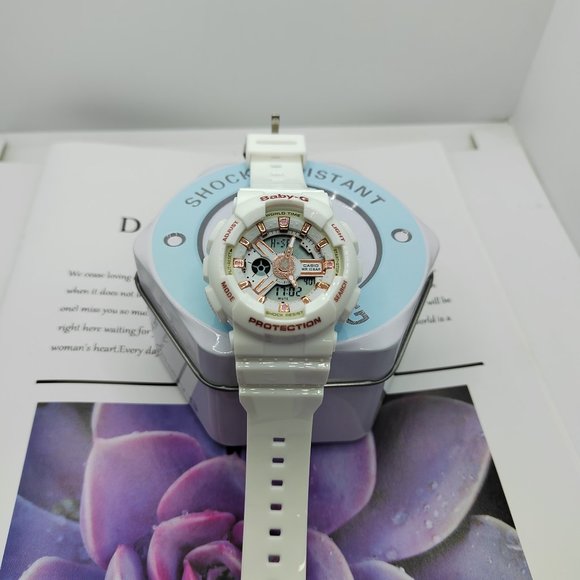 Casio Accessories - Casio baby-G white digital watch